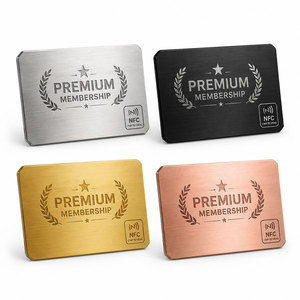 Etiqueta NFC QR de Metal Moderna e Inteligente, de Acero Inoxidable Plateado, Grabado Personalizado, Etiqueta Digital para Equipos Corporativos, Venta al Por Mayor - Product Image 4