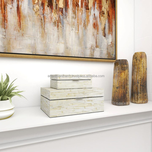 Dernière boîte d'incrustation en nacre de haute qualité, cadeau et bijoux ou accessoires de bijoux en nacre - Product Image 5