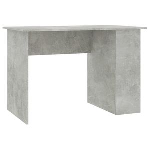 Engineered Wood <b>Computer</b> <b>Desk</b> Concrete Gray 43.3"x23.6"x28.7" Size - Product Image 2