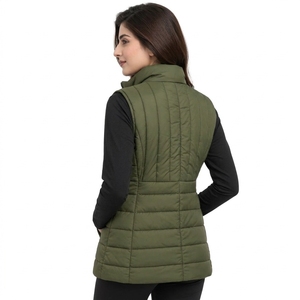 Chaleco Acolchado Premium para Mujer, Sin Mangas, Aislante, Transpirable, Tejido Ecológico Resistente al Agua, Cierre Completo con Cremallera - Product Image 2