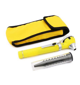 Otoscope manuel professionnel de haute qualité en acier inoxydable, mini format de poche, fibre optique, emballage personnalisé, certifié CE - Product Image 3