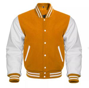 Nouvelles vestes en laine et cuir blanc pour hommes, style Letterman, pour le basketball, manches longues, 2025 - Product Image 5