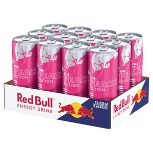 Bebida Energética Red Bull White Peach 2026, 24 Latas de 250ml, Variante Sin Azúcar No Disponible, Fórmula Original con 11g de Azúcar por 100ml - Product Image 3