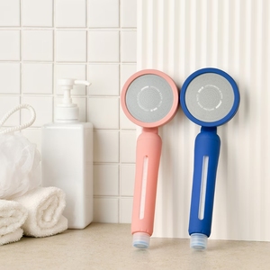 AQUADUO Robinet sur Pied Haut de Gamme pour Baignoire et Douche en Acier Inoxydable Poli avec Pomme de Douche Effet Pluie et Design Cascade - Product Image 2