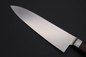 Custom Handmade Forged Modern Chef <b>Knife</b> Stainless Steel Blade 8in Length Ambidextrous Wooden Handle 3.0mm Thickness Extra <b>Sharp</b> - Product Image 4