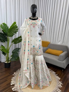 Nouvelle collection de salwar kameez brodés avec dupatta pour les fêtes et les mariages, disponibles à prix abordable - Product Image 2