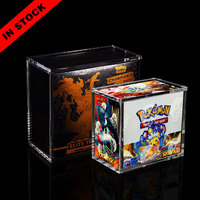 99% UV Protection acrylique Elite formateur boîte vitrine pour Pokemoned ETB Booster Bundle magnétique Collection boîte de rangement
