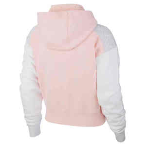 2026 New Arrival Trending Hoodies Women's USA Size Pullover Hoodie Pink Colour Printed Raw Hem Edge Big Distressed Unisex Hoodie - Product Image 3