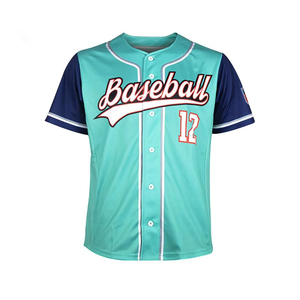 Wholesale New Arrival High Quality Breathable Quick Dry <b>Baseball</b>/Softball Jersey Custom Made 100% Polyester Unisex Custom Team - Product Image 6
