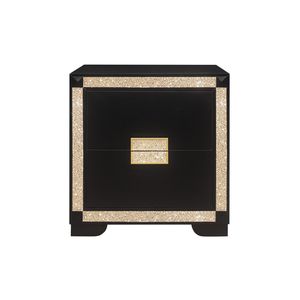 Comodino LIVELY Nero/Oro - Product Image 2