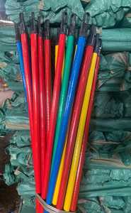 ด้ามไม้ยูคาลิปตัสสีธรรมชาติ 120 ซม. เส้นผ่านศูนย์กลาง 20-25 มม. คุณภาพชั้นหนึ่ง ไม้ปาล์มสำหรับถูพื้น GMEX JSC กระเป๋าผ้าทอมือ - Product Image 5