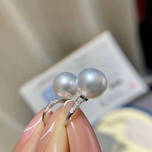 Boucles d'oreilles en perles naturelles de haute qualité 10-11 mm, lumière dorée avec peau lisse et perles dorées brillantes, bijoux en argent 925 - Product Image 3