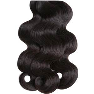 Najir Hair Hub Extensions de cheveux humains indiens Remy 22 pouces, ondulation naturelle, simple trame, double trame machine, 100g, noir - Product Image 3