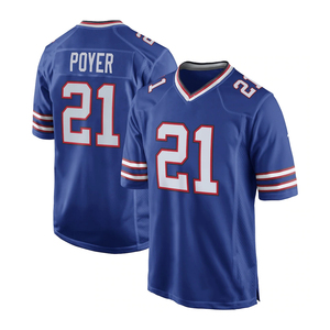 Nuevas Camisetas de Fútbol Americano para Hombre, Cómodas, de Secado Rápido, de Poliéster, Manga Corta, Gran Venta a un Precio Increíble, Servicio OEM - Product Image 1