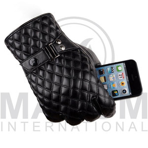 New Arrival High Quality Sheepskin Leather Dressing Gloves Pure Leather Fashionable Sports Touchscreen Four Seasons Daily Wear - Product Image 5