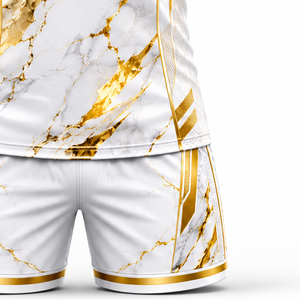 Fabricante de Uniformes de Fútbol Personalizados, Proveedor de Conjuntos de Camisetas de Fútbol, Fábrica de Ropa Deportiva OEM, Malla 100% Poliéster que Absorbe la Humedad - Product Image 4