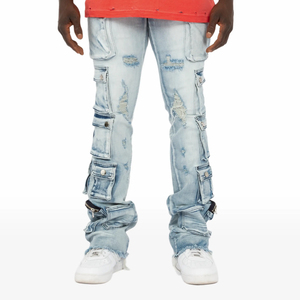 OEM Service Custom Jeans <b>Pants</b> Fashionable Full Length Hip Hop Mid Waist New Arrival Winter And <b>Summer</b> Wear Denim <b>Pants</b> - Product Image 2