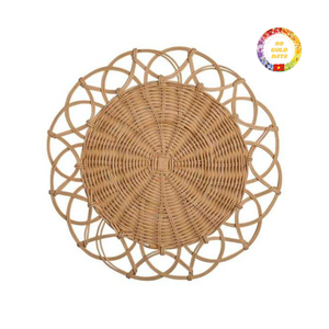 Rattan Placemat | Natural Hand Braided | Dining <b>Table</b> <b>Mat</b> | Wedding Hotel Use | Bulk OEM - Product Image 3