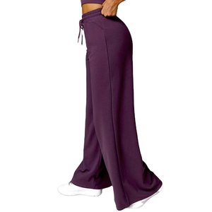 Pantalones de Yoga Holgados para Mujer, Nueva Colección 2026, Venta al Por Mayor en Línea, Pantalones Deportivos para Correr, de Color Sólido, de Algodón - Product Image 6