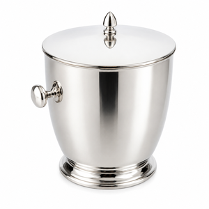 Seau à glace moderne en cuivre avec doublure en acier inoxydable, double poignée, refroidisseur à champagne et bac à boissons pour hôtels et bars - Product Image 6