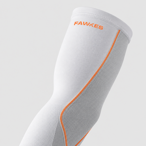 Fawkes Cycling <b>Compression</b> <b>Arm</b> <b>Sleeve</b> Black Red Anti-Uv Unisex Adult Quick Dry Breathable Spandex/Polyester Customization Cheap - Product Image 5