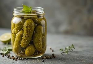 Cornichones Premium con Miel, Pepinillos en Conserva Sazonados, Suaves y Picantes, Conservados en Vinagre - Product Image 2