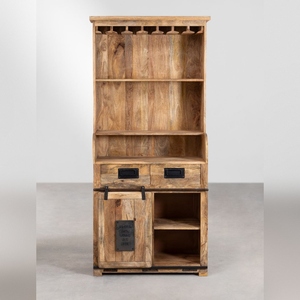 Armario de madera de mango Vandana Flux Aston con 2 cajones - Product Image 2