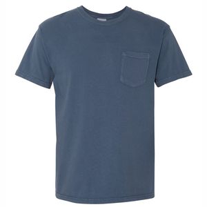 เสื้อยืดโอเวอร์ไซส์ทรงหลวมสำหรับผู้ชาย ผ้าฝ้าย 100% เนื้อหนา สไตล์สตรีทแวร์ลำลอง แขนสั้น มีกระเป๋าเสื้อ - Product Image 5