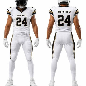 Team American Football Uniform with Unique Sleeve Pattern - Product Image 6