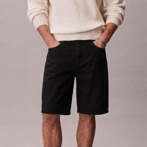 Shorts en jean pour homme de haute qualité, coupe classique avec poches, 100% coton, vêtements de mode d'été - Product Image 3