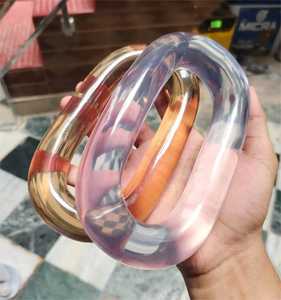 สร้อยเรซิ่นขนาดใหญ่ สไตล์โมเดิร์น สีผสมผสาน สไตล์พังก์ แบบกลวง ขนาดใหญ่ หนา โซ่ยาว หลายชิ้น ของตกแต่งบ้าน งานแฮนด์เมด สำหรับวันเกิด - Product Image 6