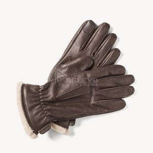 Guantes de Motocicleta de Cuero con Soporte para Muñeca – Guantes de Seguridad Profesionales para Motociclistas a Bajo Precio - Product Image 1