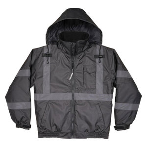 Perfectionists CE Certified Unisex Wholesale Quality <b>High</b> <b>Visibility</b> Breathable Zippered Reflective <b>Softshell</b> Work <b>Jacket</b> - Product Image 3