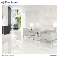 Carreaux de porcelaine effet marbre blanc mat 60x60 de haute qualité du Vietnam pour murs et sols, style européen élégant pour intérieur, briques réfractaires longue durée