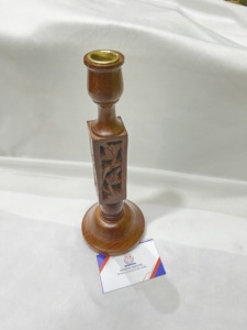 Brûleur d'encens aromatique de haute qualité en bois de manguier et en laiton, fait à la main par des artisans indiens, pour la maison et le bureau - Product Image 4