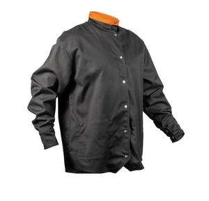 เสื้อเชิ้ตเชื่อมเหล็กสำหรับผู้ชาย HSI ทนไฟ 100% ผ้าฝ้าย ติดกระดุมแป๊ก ระบายอากาศด้านหลัง ทนความร้อน 300 องศาเซลเซียส ชุดทำงานเพื่อความปลอดภัย - Product Image 5