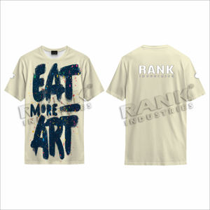 ผู้ผลิตจากปากีสถาน เสื้อยืดผู้ชายพิมพ์ลายคุณภาพสูง ผ้าฝ้าย 100% ขายดี ทรงหลวม ดีไซน์ใหม่ - Product Image 3