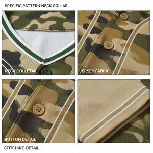 เสื้อเบสบอลฮิปฮอปแฟชั่นสั่งทำพิเศษ รุ่นใหม่ปี 2026 เสื้อผ้ากีฬาแบบยูนิเซ็กซ์ เสื้อท็อป ชุดยูนิฟอร์มเบสบอล เสื้อซอฟต์บอล - Product Image 5