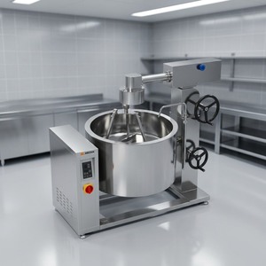 Olla de vapor con inducción y agitación motorizada Amicook 380V/440V, modelo robusto para freír, cocinar y estofar, con ahorro de energía. - Product Image 4