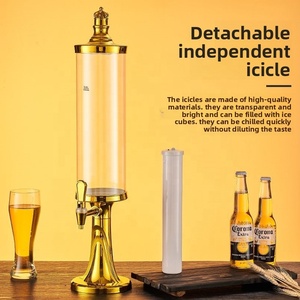Dispensador de Cerveza LED Personalizado al por Mayor de 3 Litros con Núcleo de Hielo, Grado Alimenticio, para Cerveza Artesanal Fría, Precio para Jugos y Bebidas - Product Image 1
