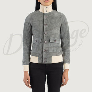 Women's <b>Jackets</b> Modern Style <b>Suede</b> Leather <b>Jacket</b> Lightweight Slim Fit Outerwear Wholesale Women Genuine <b>Suede</b> Leather <b>Jacket</b> - Product Image 4