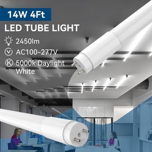 Confezione da 2 Lampadine LED T8 4 Piedi 14W 2450LM 5000K, Alimentazione Singola/Doppia, Plug & Play, Tipo Bypass Ballast A+B F32T8 F, Tubi LED - Product Image 2