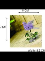 Dôme en verre borosilicate fait main personnalisable, thème oiseaux et animaux, décoration intérieure, monde miniature en verre du Rajasthan, Noël