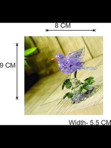 Cúpula de Vidrio de Borosilicato Hecha a Mano y Personalizable con Temática de Aves Voladoras, Decoración para el Hogar, Mundo de Vidrio en Miniatura de Rajasthan, Navidad - Product Image 2