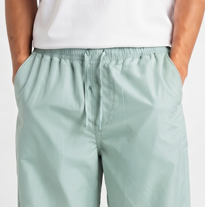 Pantalon de sport décontracté pour homme, coupe ample, 100 % nylon polyester, taille mi-haute avec cordon de serrage, respirant, léger, poches latérales, idéal pour l'été - Product Image 4