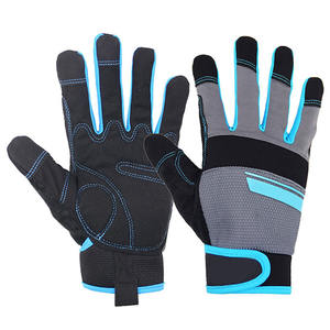 Gants de travail de sécurité pour mécaniciens, pour le camping en plein air, antidérapants, en cuir, sans latex, résistants à l'abrasion, pour écran tactile, pour hommes - Product Image 1