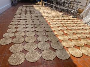 แผ่นรองจานทำจากฟางสานด้วยมืออุปกรณ์ตกแต่งห้องรับประทานอาหารสุดหรูจากเวียดนาม - Product Image 4