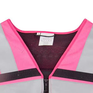 Chaleco de Seguridad Reflectante Impermeable con Logotipo Personalizado, de Alta Visibilidad, Transpirable, de Poliéster, para Ciclismo Nocturno, Ropa de Trabajo para Hospital - Product Image 4