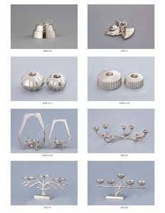 Porte-bougie en métal artisanal, design moderne, style floral, décoration de table, fait main, résistant à la chaleur, support de bougie pour mariage - Product Image 4