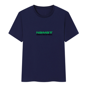 เสื้อยืดแขนสั้นผู้ชายทรงปกติ คอกลม พิมพ์ลายตัวอักษร สำหรับใส่ลำลอง - Product Image 3